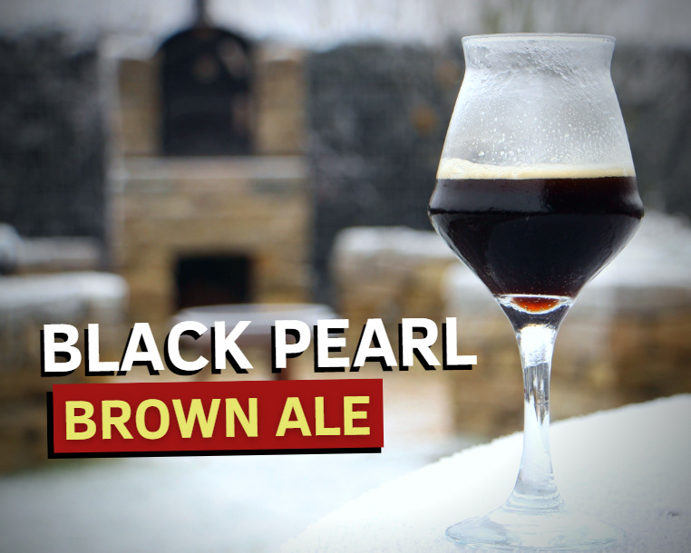 black pearl brown ale title