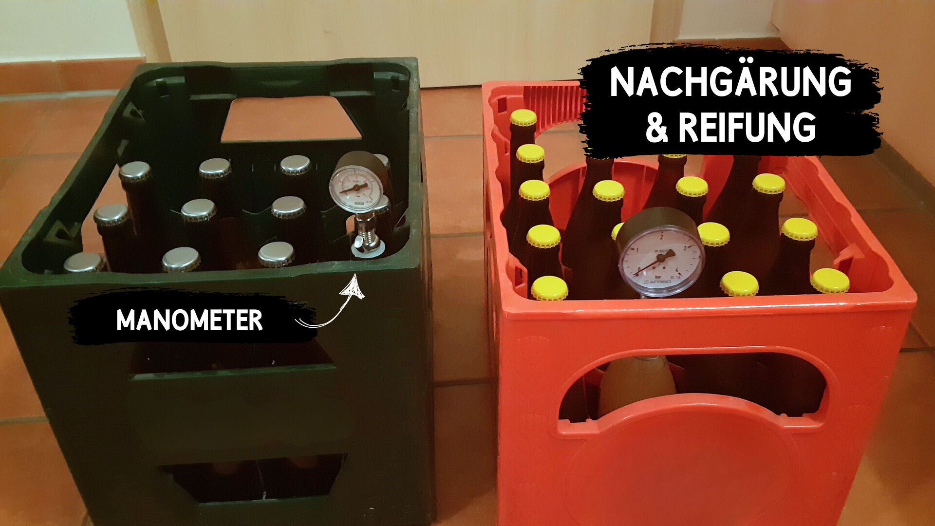 Bier abfüllen, Karbonisierung und Flaschengärung mit CO2