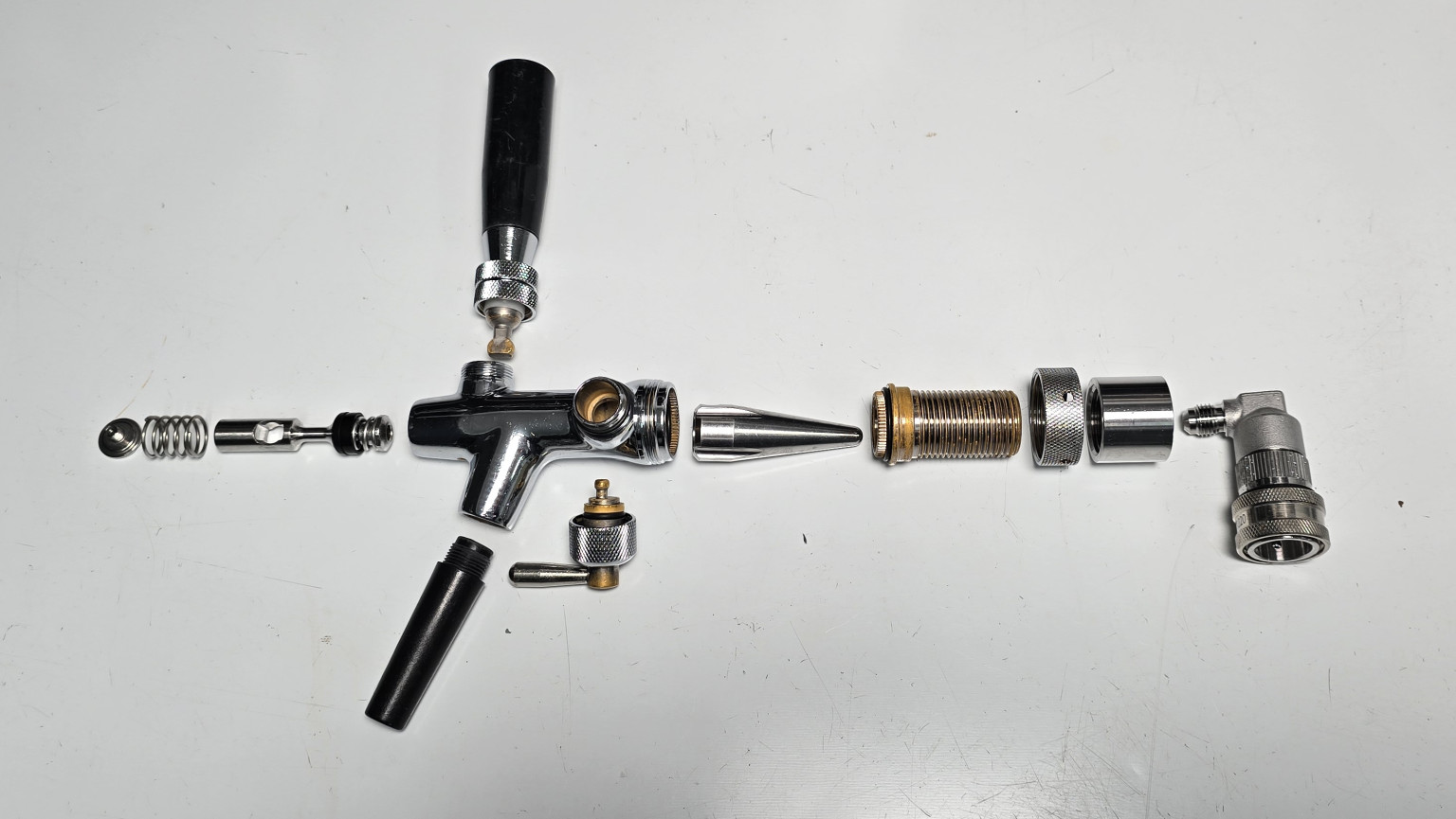 Kompensatorhahn messing