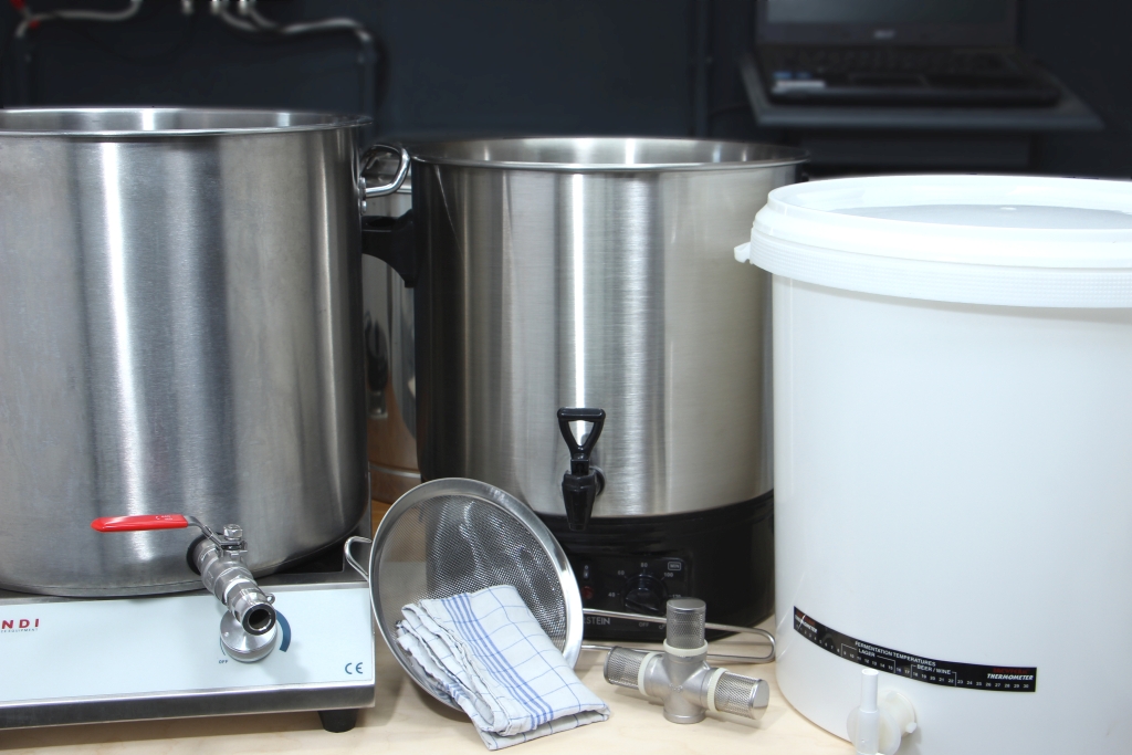 Bier brauen Ausrüstung für Hobbybrauer